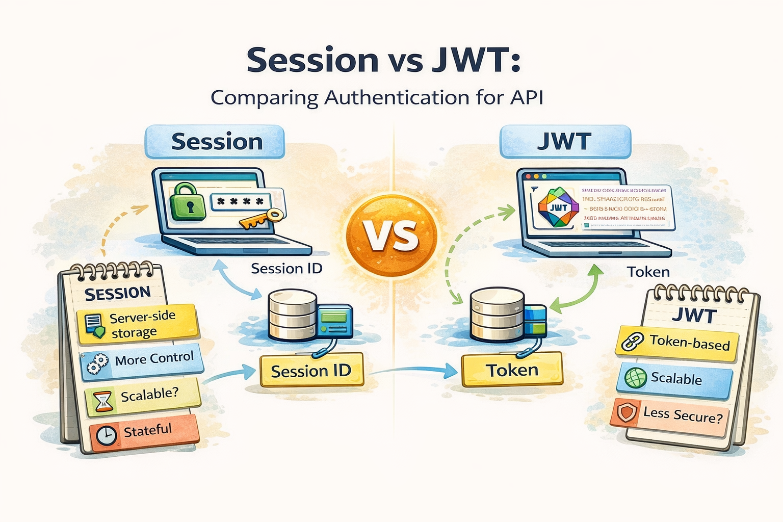 Session vs JWT: So Sánh Authentication Cho API